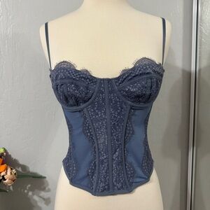Blue Urban Outfitters Corset